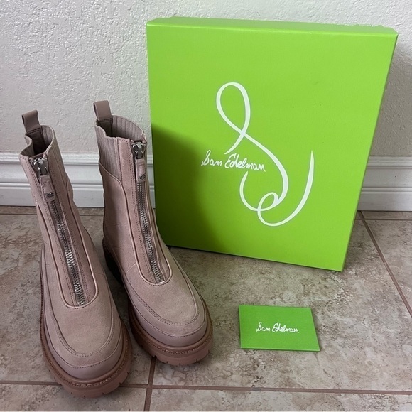NEW IN BOX SAM EDELMAN LEONE LUG SOLE CHELSEA BOOT SZ 7 - Picture 11 of 14